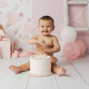 Sesión Smash Cake Tarta + Baño